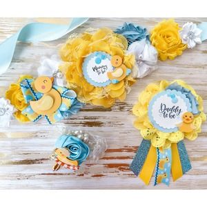 Rubber Ducky Baby Shower Maternity Sash f or Mommy to be